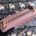 Gucci Nude Padlock Studded GG Supreme Shoulder Bag