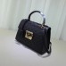 Gucci Black Small Padlock Signature Top Handle Bag