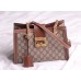 Gucci Brown Padlock Small GG Shoulder Bag