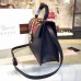 Gucci Black Sylvie Medium Signature Leather Bag