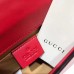 Gucci Red Leather Sylvie Mini Chain Bag