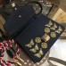 Gucci Black Sylvie Animal Studs Leather Mini Bag