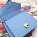 Gucci Blue Leather Sylvie Mini Bag