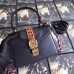 Gucci Black Leather Sylvie Mini Bag