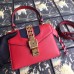 Gucci Red Leather Sylvie Mini Bag