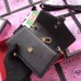 Gucci Black Sylvie Leather Mini Chain Bag