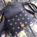 Gucci Black Sylvie Bee Star Small Shoulder Bag