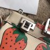 Gucci Zumi Strawberry Print Medium Top Handle Bag