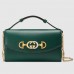 Gucci Zumi Mini Bag In Green Smooth Leather