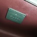 Gucci Zumi Mini Bag In Green Smooth Leather