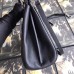 Gucci Zumi Small Top Handle Bag In Black Grainy Leather