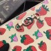 Gucci Zumi Strawberry Print Pouch Bag