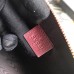 Gucci Zumi Pouch In Bordeaux Grainy Leather