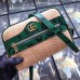 Gucci Online Exclusive Ophidia Mini Bag With Green Snakeskin