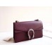 Gucci Bordeaux Dionysus Small Leather Shoulder Bag