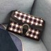 Gucci Dionysus Small Shoulder Bag In Check Tweed