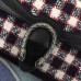 Gucci Dionysus Small Shoulder Bag In Check Tweed