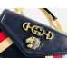 Gucci Blue Rajah Medium Shoulder Stripes Bag