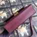 Gucci Zumi Small Shoulder Bag In Bordeaux Grainy Leather