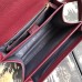 Gucci Zumi Small Shoulder Bag In Bordeaux Grainy Leather