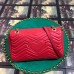 Gucci Red GG Marmont Medium Matelasse Shoulder Bag