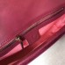 Gucci Bordeaux GG Marmont Medium Velvet Should Bag