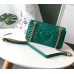 Gucci Green GG Marmont Small Matelasse Shoulder Bag