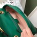 Gucci Green GG Marmont Small Matelasse Shoulder Bag