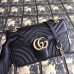 Gucci Black GG Marmont Small Matelasse Shoulder Bag