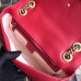 Gucci Red GG Marmont Small Matelasse Shoulder Bag