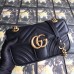 Gucci Black GG Marmont Mini Matelasse Shoulder Bag