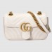 Gucci White GG Marmont Mini Matelasse Shoulder Bag