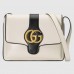 Gucci Arli Medium Shoulder Bag In White Leather