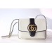 Gucci Arli Medium Shoulder Bag In White Leather