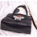 Gucci Black GucciTotem Medium Top Handle Bag