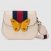 Gucci Ivory GucciTotem Butterfly Small Shoulder Bag