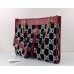 Gucci Rajah Large Tote Bag In Black/White GG Tweed