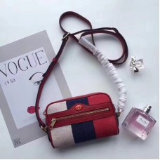 Gucci Sylive Stripe Canva Ophidia Mini Bag