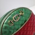 Gucci Green/Red Laminated Leather Mini Bag