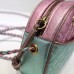 Gucci Pink/Blue Laminated Leather Mini Bag