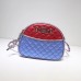 Gucci Red/Blue Laminated Leather Mini Bag