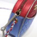 Gucci Red/Blue Laminated Leather Mini Bag