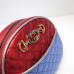 Gucci Red/Blue Laminated Leather Mini Bag