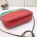 Gucci Green/Red Laminated Small Shoulder Bag