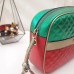 Gucci Green/Red Laminated Small Shoulder Bag