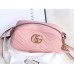 Gucci Pink GG Marmont Small Camera Shoulder Bag