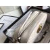 Gucci White GG Marmont Small Camera Shoulder Bag