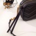 Gucci Black GG Marmont Matelasse Mini Bag