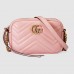 Gucci Pink GG Marmont Matelasse Mini Bag