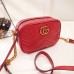 Gucci Red GG Marmont Matelasse Mini Bag